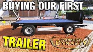 BUYING OUR FIRST TRAILER  Farmers Dynasty  Ep 8 [upl. by Lativa]