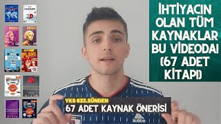 TYT KOLAYDAN ZORA TÜM DERSLER KAYNAK ÖNERİSİ   EN İYİLER BURADA   yks tyt [upl. by Nelleh]