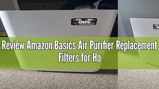 Review Amazon Basics Air Purifier Replacement Filters for Home Bedroom With True HEPA Air Filter 3 [upl. by Rolfe]