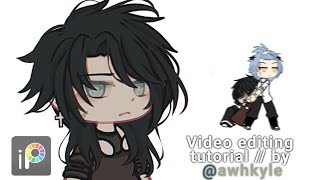 How I do my edits ibis paint gachalife editing tutorial [upl. by Suoinuj]