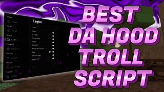 2024 BEST ROBLOX DA HOOD TROLL SCRIPT  NECKGRABS  CONTROL  TARGET [upl. by Mercuri]