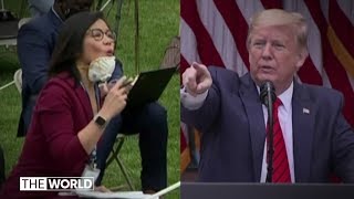 Ask China Donald Trump clashes with CBS reporter  The World [upl. by Leigh137]