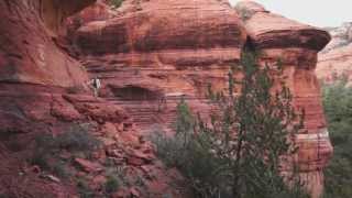 An ancient pictograph site in the Secret Mountain Wilderness near Sedona Arizona [upl. by Alrzc]