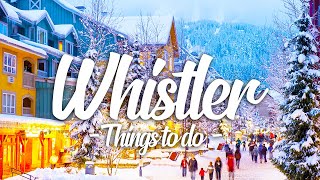 Things To Do In Whistler In Winter [upl. by Neeham]