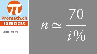 Règle de 70 ou 72 en finance pourquoi cette formule [upl. by Tod]