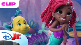 Disney Jr’s Ariel quotChoresquot Song 🎶  The Little Mermaid 🧜🏾‍♀️  disneyjr [upl. by Enyahs507]