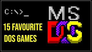 15 Favourite MSDOS Games  UNFORGETTABLE MSDOS Games [upl. by Codi445]