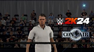 Garland Greene Con Air entrance  WWE 2K24 [upl. by Georges]