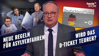 Asylpolitik War der Migrationsgipfel wirklich „historisch“  heuteshow vom 10112023 [upl. by Atteroc]