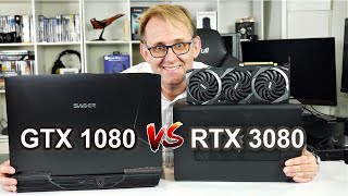 3 Year Old Laptop GTX 1080  Faster Than RTX 3080 in EGPU [upl. by Wilhelm]