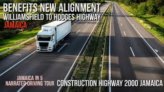 New Alignment Williamsfield to Hodges Highway Jamaica [upl. by Mlawsky]