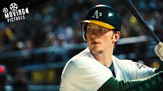 Hattebergs Homerun Victory Moment  Moneyball Brad Pitt Jonah Hill [upl. by Flaherty]