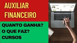 Auxiliar Financeiro Salário Funções e Cursos [upl. by Neumark]