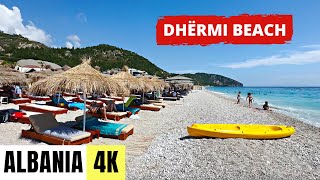 ALBANIA 🇦🇱 4K DHERMI BEACH — Exploring Albanian Riviera — AUGUST 2023 [upl. by Darn811]