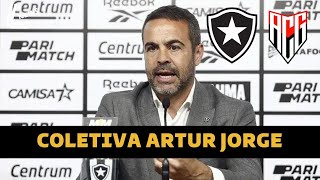 COLETIVA ARTUR JORGE AO VIVO  BOTAFOGO X ATLÃ‰TICO GO  BRASILEIRÃƒO 2024 [upl. by Cheadle]