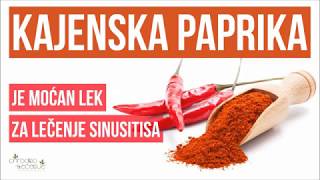 Ljuta Paprika Kajen Paprika je Moćan Lek za Sinusitis [upl. by Akinimod855]