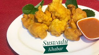 Fulkopi Pakora  Fulkopi Vaja  Snacks recipe  Fulkopi  Fulkopir bora  Bikaler nasta Cauliflower [upl. by Nonnad]