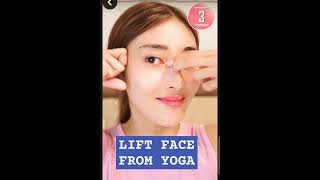 Eyelift yoga face yoga for youth full skin [upl. by Koss]