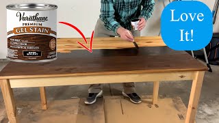 How to Use Varathane Gel Stain Dark Walnut [upl. by Vahe]