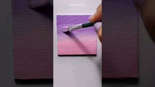 how to blend acrylic paint on canvas 😍💌☺art texture artandcraft creativity diy painting [upl. by Rinaldo]