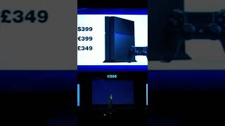 The Moment That Changed Gaming History PS4s Epic Price Reveal at E3 2013 shorts shortsfeed [upl. by Ramraj571]