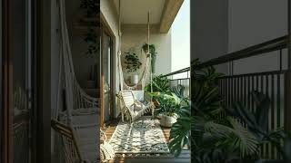 Balcony Makeover Ideas balconymakeover balconygarden [upl. by Newob]