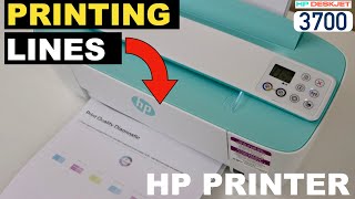 HP Deskjet 3700 Printing Lines on Pages amp Pictures  How To Fix Printing Problems [upl. by Nerek]