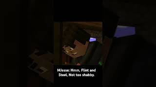 MJesse Hmm Flint and Steel Not too shabby Minecraft Story Mode Season 1 Funny Moments [upl. by Ghassan]