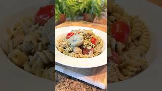 Simple Chicken Pesto Pasta Salad  Satisfying Pasta Recipe quickeasydeliciousrecipes [upl. by Sema]