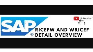 SAP RICEFW and WRICEF Objects overview and Functional and Technical Consultant [upl. by Ellenaj]