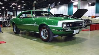 1968 Chevrolet Yenko Super Camaro in Green amp 427 Engine Sound on My Car Story with Lou Costabile [upl. by Rihaz]