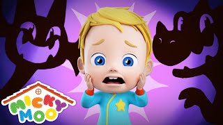 Scared of the Dark Song  Scary Shadows Song  Micky Moo Nursery Rhyme amp Kids Songs [upl. by Ecnedac]