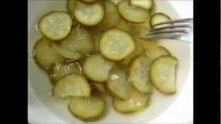 Pickled Cucumber Slices •‿• ♥ [upl. by Nesyrb]