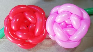 4 pieces 260Q Balloon Rose [upl. by Yekciv]