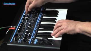 Novation Bass Station II Analog Synthesizer Demo  Sweetwater Sound [upl. by Daegal]