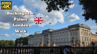 London Summer Walks 🌞  4K  Buckingham palace Long walk  Part2  London UK [upl. by Aisemaj]