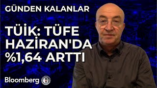 Günden Kalanlar  TÜİK TÜFE Haziranda 164 Arttı  3 Temmuz 2024 [upl. by Annaitat880]