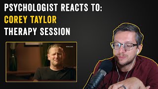 Real Psychologist Reacts to Corey Taylor from Slipknot on The Therapist [upl. by Tray556]