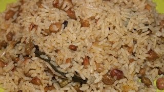 HOW  TO MAKE REAL JAMAICAN RICE AND PEAS  GUNGUH GREEN PIGEON PEAS [upl. by Asirral]