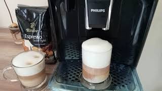 Philips Tam Otomatik Espresso Makinesi ile Cappuccino ve Macchiato Yapımı Ep223140 [upl. by Goldia618]