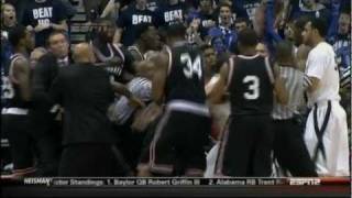 121011 Xavier Vs Cincinnati Brawl amp Postgame Comments [upl. by Ametaf]