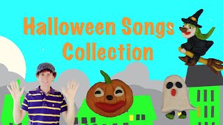 Halloween Kids Songs Collection  Four Fun Songs  Preschool Kindergarten Learn English [upl. by Odlanir]