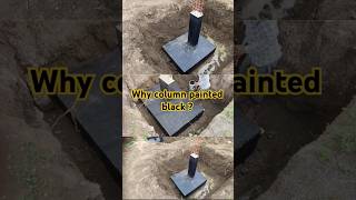 Bituminous water proofing on column bitumen waterproofing constructiontips satyaconstruction [upl. by Tillio612]