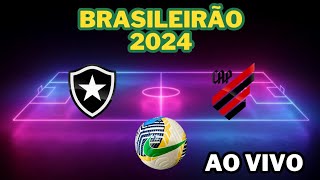 botafogo e Atlético paranaense Brasileirão 2024 ao vivo [upl. by Hebrew]