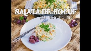 Reteta de salata de boeuf cu piept de pui simpla si usoara  Bucataria lui Radu [upl. by Eugenides]