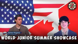 James Hagens vs Porter Martone  World Junior Summer Showcase 2024  USA vs Canada  Juddz Budz [upl. by Guarino]