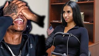 Silky Reacts To Kani amp Maxs Lie Detector Test [upl. by Oguh98]