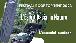 Retour Nature avec Dacia au Festival Roof Top Tent 2023 [upl. by Meeker]