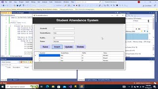 Student Attendance System Using VBNet [upl. by Gwyneth]