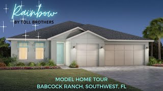 RAINBOW  MODEL TOUR  TOLL BROTHERS  2412 SF  BABCOCK RANCH  SOUTHWEST FLORIDA [upl. by Imim]